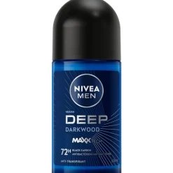 New NIVEA MEN Deep Dark Wood Deodorant Roller 50 ML