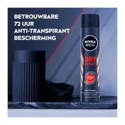 Sale NIVEA MEN Dry Impact Deodorant Spray 200 ML