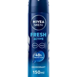 Discount NIVEA MEN Fresh Active Deodorant Spray 150 ML