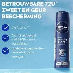 Discount NIVEA MEN Protect & Care Deodorant Spray 150 ML