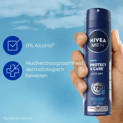 Discount NIVEA MEN Protect & Care Deodorant Spray 150 ML