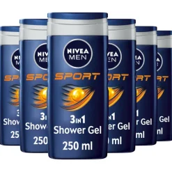 Outlet NIVEA MEN Sport Douchegel 250 ML Multipack 6 stuks