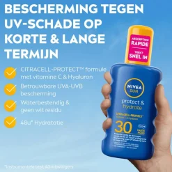 Clearance NIVEA SUN Zonnebrand Protect & Hydrate Zonnespray SPF30 200 ML