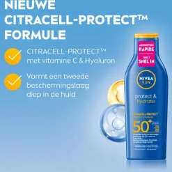 Discount NIVEA SUN Zonnebrand Protect & Hydrate Zonnemelk SPF50+ 200 ML