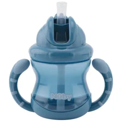 New Nûby Nuby Flip-It Antilekbeker Handvaten Blauw 12 Maanden