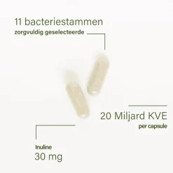 Online Nupure probaflor - Probiotica complex, hooggedoseerd met inulin, 30 capsules