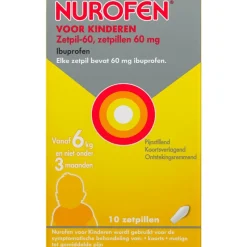 Best Nurofen Zetpil Kind 60mg 10 stuks