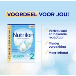 Hot Nutrilon 2 Opvolgmelk Baby 6-12 Maanden 1200 gram