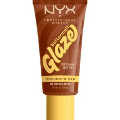 Best NYX Professional Makeup Buttermelt Glaze Skin Tint SPF 30 8 Nutmeg Butta