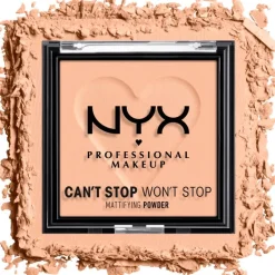 Sale NYX Professional Makeup Can't Stop Won't Stop Mattifying Powder Light Medium CSWSM03 Light Medium