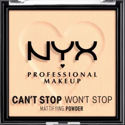 New NYX Professional Makeup Can't Stop Won't Stop Mattifying Powder Fair CSWSM01 Fair