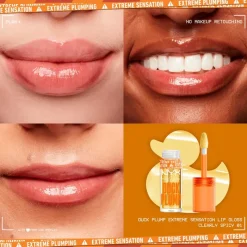 Sale NYX Professional Makeup Duck Plump Lip Plumping Laquer Lipgloss 1 Clearly Spicy