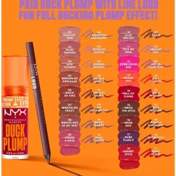 Sale NYX Professional Makeup Duck Plump Lip Plumping Laquer Lipgloss 1 Clearly Spicy