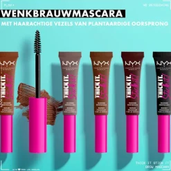 Discount NYX Professional Makeup Thick It. Stick It! Wenkbrauwmascara 8 Black TISI08 Black