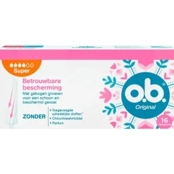 New OB o.b. Original Tampons Super 16st