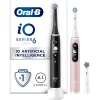Clearance Oral-B iO 6 Duo Zwart & Roze 2 Elektrische Tandenborstels