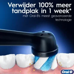 Best Oral-B iO 3S Blauwe Elektrische Tandenborstel By Braun - 1 stuk