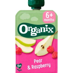 Outlet Organix Bio Knijpfruit Peer, Framboos