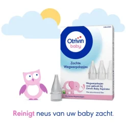 Clearance OtriCare Baby wegwerpdopjes bij Aspirator neusjesreiniger 10 stuks