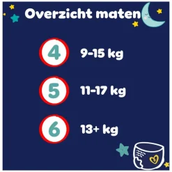 Outlet Pampers Baby Dry Night Pants XXL Pack Luierbroekjes Maat 4 9-15 KG 96 Stuks