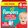 Pampers Baby Dry Pants XXL Pack Luierbroekjes Maat 4 9-15 KG 108 Stuks