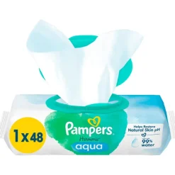 Sale Pampers Harmonie Aqua Billendoekjes 48 Stuks