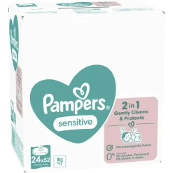 Discount Pampers Sensitive Billendoekjes 0% Plastic 24x52 Stuks