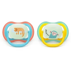 Philips Avent Fopspeen Ultra Air Night 18M+ Double Pack - SCF376/32