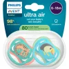 Discount Philips Avent Fopspeen Ultra Air Day 6-18M Double Pack - SCF087/11