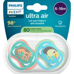 Discount Philips Avent Fopspeen Ultra Air Day 6-18M Double Pack - SCF087/11