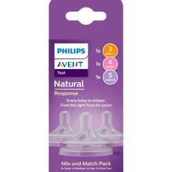Discount Philips Avent Natural Response Flesspeen Mix&Match 1m+SCY906/03