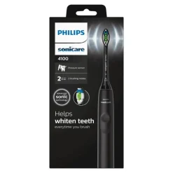 New Philips Sonicare 4100 Elektrische Tandenborstel Zwart - HX3681/54