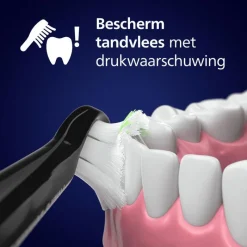 New Philips Sonicare 4100 Elektrische Tandenborstel Zwart - HX3681/54