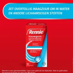 Clearance Rennie Kauwgom Suikervrij 10 stuks