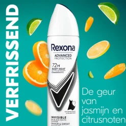 Best Rexona Woman Advanced Protection Invisible B&W Deodorant Spray 150 ML