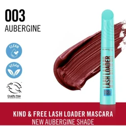 Clearance Rimmel London Kind & Free Lash Loader Mascara - Bordeaux - 003 Aubergine