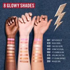 Sale Rimmel London Multitasker Turbocharged Glow Liquid Illuminator Blush - Roze - 001 Not a Basic B