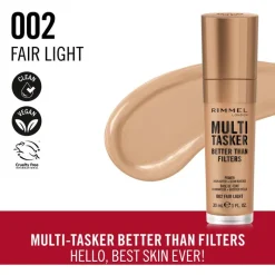 Discount Rimmel London Multi-Tasker Better Than Filters Primer 002 Fair Light