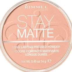 Hot Rimmel London Stay Matte Pressed Powder 08 Cashmere Beige 008 Cashmere