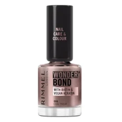 Hot Rimmel London Wonder'Bond Care+Color Nagellak - Bruin - 006 Chai Treat