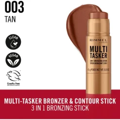 Discount Rimmel London Rimmel Multi-Tasker Bronzer & Contour Stick 003 Tan