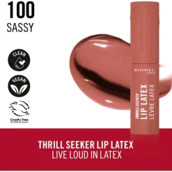 Discount Rimmel London Rimmel Thrill Seeker Lip Latex 100 Sassy