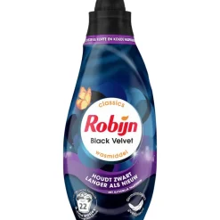 New Robijn Klein & Krachtig Classics Black Velvet Wasmiddel22 Wasbeurten 665 ML