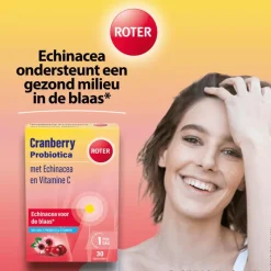 Hot Roter Cranberry + Probiotica 30 Stuks