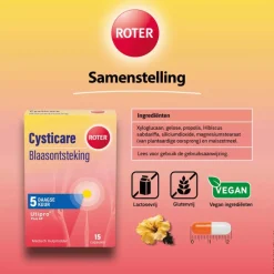 Hot Roter Cysticare 15 tabletten