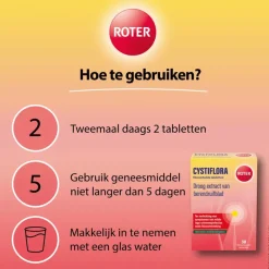 Online Roter Cystiflora 30 tabletten