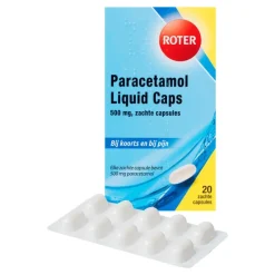 Clearance Roter Paracetamol Liquid Caps 500 mg 20 tabl