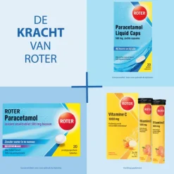 Clearance Roter Paracetamol Liquid Caps 500 mg 20 tabl