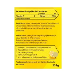 New Roter Vitamine C 70 mg citroen 800 kauwtabletten