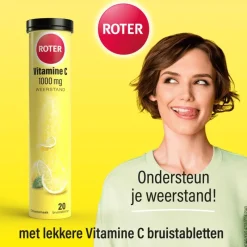 Best Roter Vitamine C Bruis 1000 mg Citroen 40 bruistabletten